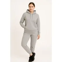 Banco Jogginganzug Damen Trainingsanzug mit Kapuzenpullover und Jogginghose (1x Kapuzenpullover 1x Sporthose), Sportanzug Damen 2-Teiler Set