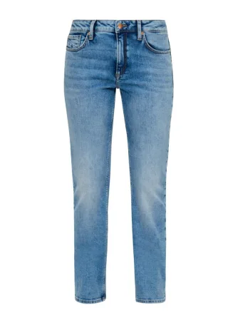 Q/S designed by - Straight leg: Jeans aus Baumwollstretch blau - Gr. - 36