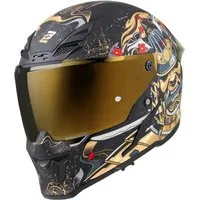 Bogotto Motorradhelm Blade Armour Helm, Notfallsystem-Polsterung (EQRS),geeignet für Brillenträger,vorber