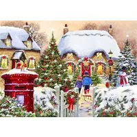 Bluebird Puzzle Puzzle Winter Cottage, Puzzleteile