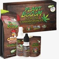 Plant Booom Spezialdünger All In One Cannabis Dünger Starter Set, Set, 1-St., Wurzel-Stärkung Pulver I Pflanzenbooster für mehr Ertrag