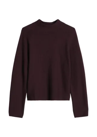 Marc OPolo Casual - Pullover mit Stehkragen rot - Gr. - S