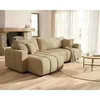 OTTO home Ecksofa YLVAA L-Form, 241 cm/Schlafsofa (132/200)-OTTO. Verlässliche Qualität, Bettkasten, Tonnentaschen-Federkern, Feinstruktur weich