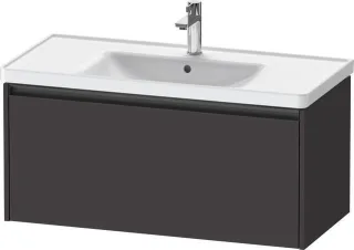 Duravit Ketho.2 Waschtischunterbau wandhängend Graphit Supermatt 984x455x440 mm - K25084080800000 K25084080800000
