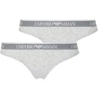 Emporio Armani Brasilslip 2er Pack Brazilian Slip (2-St) mit elastischem Logobund