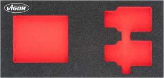 VIGOR Weichschaum-Einlage, leer, V4908-L