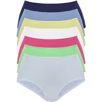 Vivance Taillenslip (7er-Pack) in frischen und gedeckten Farben