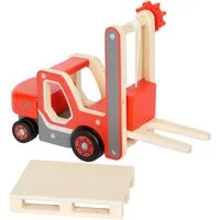 Small Foot Spielzeug-Gabelstapler Gabelstapler mit Palette