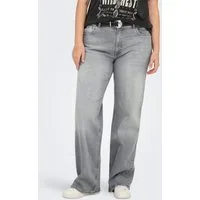 ONLY CARMAKOMA Weite Jeans CARJUICY HW WIDE LEG REA707 DNM Baumwollmischung, High Waist