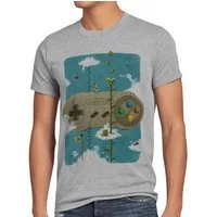 style3 T-Shirt 6 Bit Classic Gamer snes mario super kart konsole nintendo retro