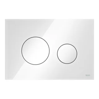 TECELoop Betätigungsplatte 9240650 Glas weiß, Tasten weiß