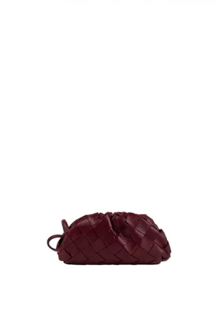Bottega Veneta Geldbörse Pouch Bordeaux Bordeaux