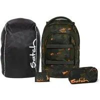Satch Schulrucksack Pack (Streetwalk Edition, inkl. Schlamperbox, Geldbörse und Regenhülle)