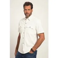 JP1880 Kurzarmhemd Jersey-Hemd Halbarm Kent-Kragen Modern Fit