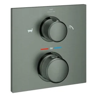 GROHE Thermostatbatterie Allure 19446_2 FMS f. Rapido SmartBox hard graphite geb, 19446AL2 19446AL2