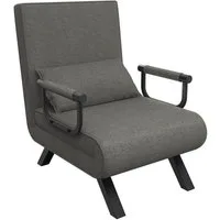 FIVMEN Sessel 3 in 1 Schlafsessel Schlafsofa Klappbares mit Bettfunktion, Klappsessel mit Verstellbare Rückenlehne Sofabett Gästebettfür