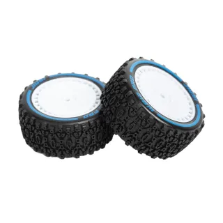 2PCS JIUSI WB12 PRO 1/12 RC Car Parts Front Rear Tires Wheel Rims Pre-Glued Vehicles Models Spare Accessories RC14109 RC
