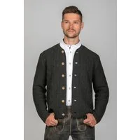 Edelnice Trachtenstrickjacke Leo Dunkelgrau