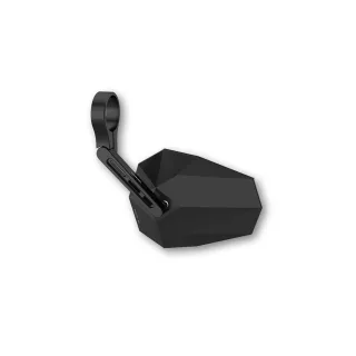 Highsider Lenkerendenspiegel STEALTH-X5 kurz, e-geprüft, Alu schwarz 7/8 &amp; 1 Zoll Lenker universal