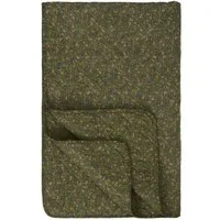 Ib Laursen Tagesdecke Ib Laursen - Decke Quilt Wohndecke Überwurf 180x130cm Grün Blumen