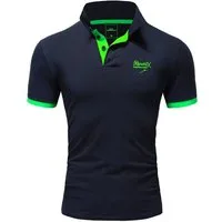 REPUBLIX Poloshirt MATEO Herren Basic Kurzarm Kontrast Polo Hemd