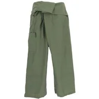 Guru-Shop Relaxhose Fischerhose aus fester Baumwolle, Wickelhose,.. Ethno Style, alternative Bekleidung