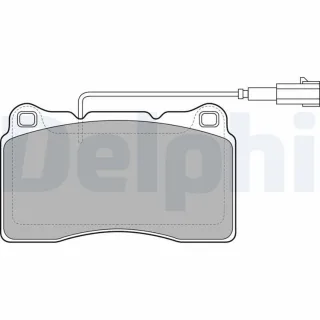 Delphi Bremsbel?ge vorne Alfa Romeo 147 156 Gt 3,2