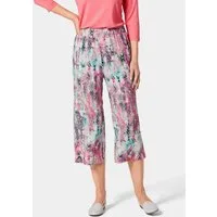 GOLDNER Stoffhose Attraktive Druckhose Louisa mit weichem Fall