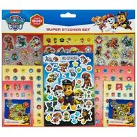 PAW PATROL Kreativset Paw Patrol Sticker-Set 500 Aufkleber für Bastelprojekte