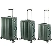 Travelhouse Trolleyset London, 4 Rollen, (Spar-Set, 3 tlg., Hartschalen-Trolley Set), TSA Zahlenschloss Alu-Rahmen Schnappverschluss Polycarbonat-Hartschale