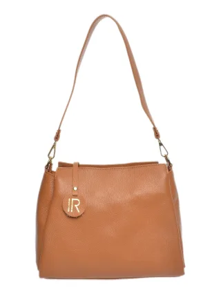Isabella Rhea Braun Rindsledertasche