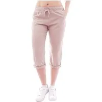 YESET Caprihose YESET Damen Chino Sommer Capri 3/4 Hose Damenhose Beige XXXL Schlupfhose