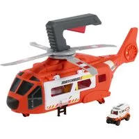 MATCHBOX Spielzeug-Hubschrauber Action Drivers Rettungshubschrauber, mit Die-Cast-Spielzeugrettungswagen