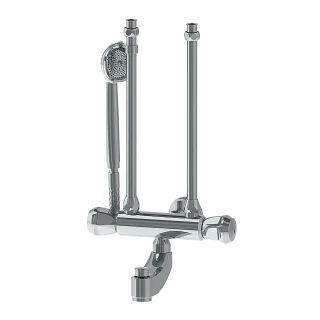 KWC Wandbatterie Wanne Niederdruck, 1/2 Wanneneinlauf automatisch umschaltend, chromeline 112.81 Z 291