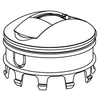 KWC Kappe AVA kpl.gross ohne Logo, chromeline(ab4/17),537453 537453