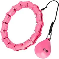 ONE FITNESS Hula-Hoop-Reifen Fitnessreifen Schwerkraftball (Spar-Set, 1-tlg., Sport), Effektives Core-Workout mit kugelgelagerter Bewegung