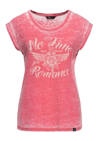 Queen Kerosin Damen T-Shirt No Time For Romance