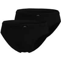 GÖTZBURG Slip X-Lastic (2er Pack) kurz, eng, basic, mit Logo, elastischer Bund, Baumwollmix