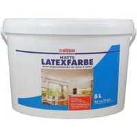 Wilckens Farben Latexfarbe 5 Liter weiße Farbe Latex Matt