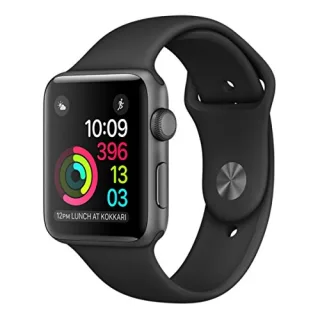 Apple Watch Series 2 [inkl. Sportarmband schwarz] 38mm Aluminiumgehäuse spacegrau