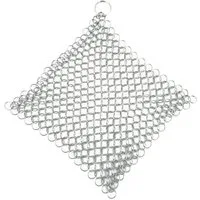 BBQ-Toro Grillbürste Edelstahl Ringreiniger, 12 x 12 cm, für Dutch Oven und mehr, Gusseisen, (1-tlg)