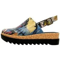 DOGO Akita Live And Save Damen Sandalen Clog Handgefertigt