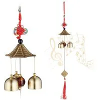relaxdays Windspiel Feng Shui 2er Set