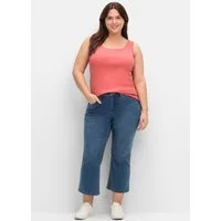 Sheego Shirttop Tanktop Ärmellos