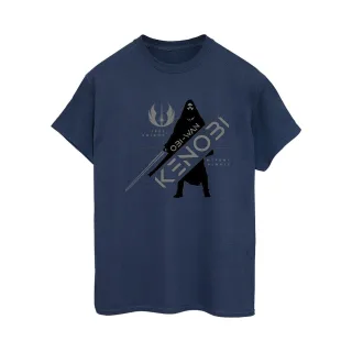 Star Wars - T-shirt OBI-WAN KENOBI JEDI KNIGHT - Femme (Bleu marine)