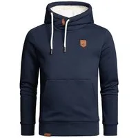 Amaci&Sons Kapuzenpullover YONKERS Kapuzenpullover mit Plüsch-Kapuze Herren Basic Sweatjacke Pullover Plüsch Hoodie Sweatshirt