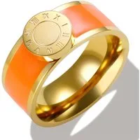 ROUGEMONT Fingerring Extravaganter emaillierter Damen Ring Wasserfest und hypoallergen, Hypoallergen und Wasserfest