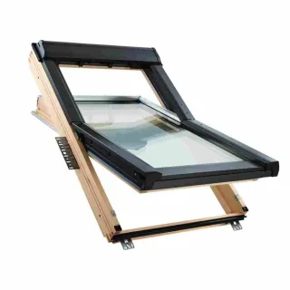 Roto Q4 aus Holz-Schwingfenster (Standard & Komfort Verglasung)