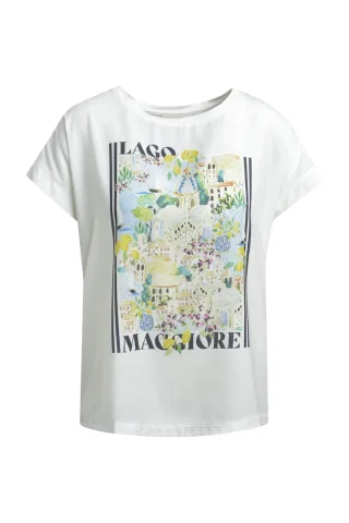 Milano Italy - sleeveless roundneck shirt + AW offwhite - Gr. - S