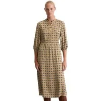 Marc O'Polo Druckkleid aus fließendem Viskose-Twill